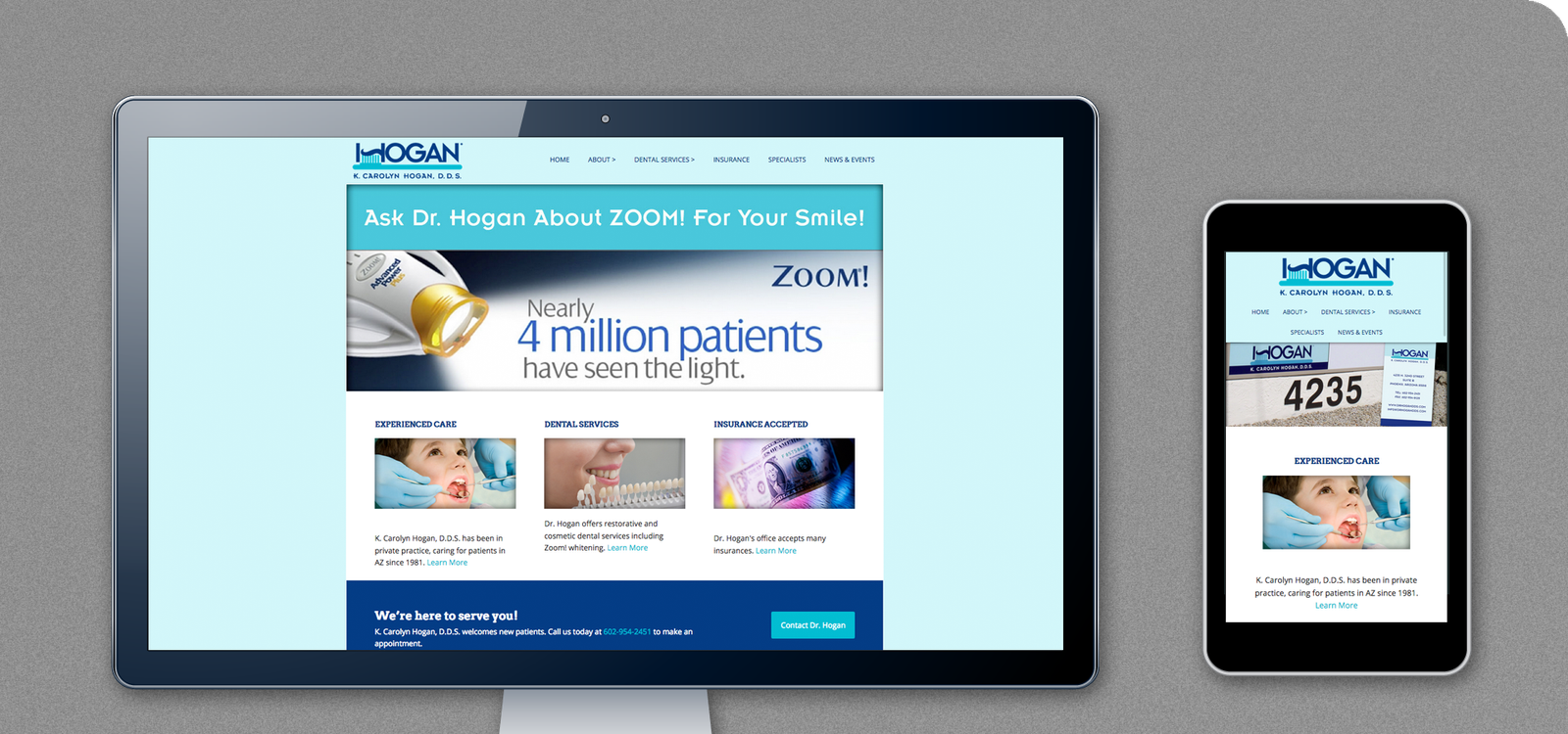 Drhogandds.com Mobile-Responsive Website